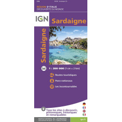 Carte randonnée SARDAIGNE