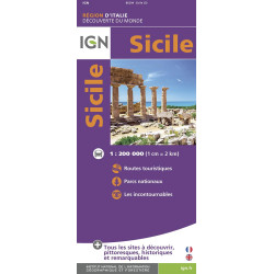 Carte randonnée SICILE