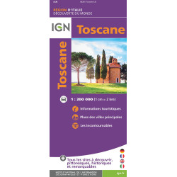 Carte randonnée TOSCANE