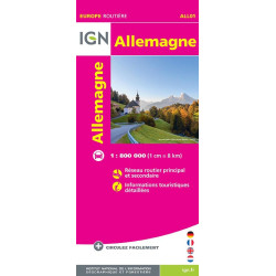 Carte randonnée ALLEMAGNE