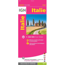 Carte randonnée ITALIE RECTO/VERSO