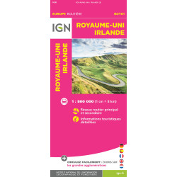 Carte randonnée ROY01 ROYAUME UNI IRLANDE