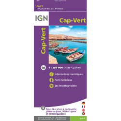 Carte randonnée CAP-VERT