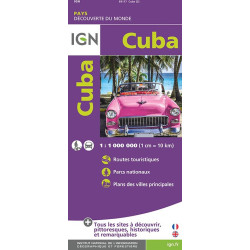 Carte randonnée CUBA