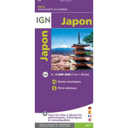 Carte randonnée JAPON