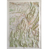 Carte relief 60171 CHARTREUSE-VERCORS 113 CM X 80 CM