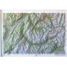 Carte relief 60173 BELLEDONNE VANOISE 80CM X 113CM