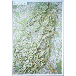 Carte relief 60177 MASSIF DES VOSGES