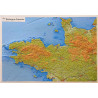 Carte relief 60303 BRETAGNE COTENTIN 113 CM X 80 CM