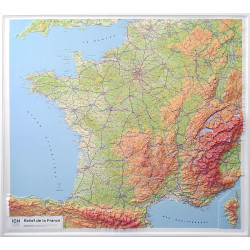 Carte randonnée 60904 FRANCE 92 CM X 102 CM