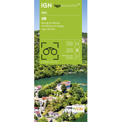 Carte randonnée TOP100D01 - AIN