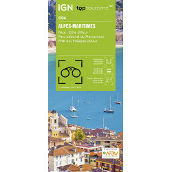 Carte randonnée TOP100D06 - ALPES MARITIMES