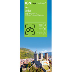 Carte randonnée TOP100D09 - ARIEGE