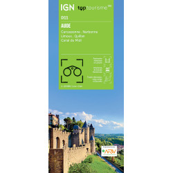 Carte randonnée TOP100D11 - AUDE