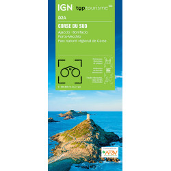 Carte randonnée TOP100D2A - CORSE DU SUD