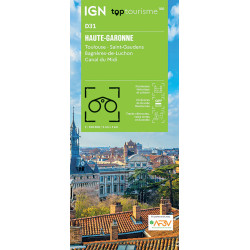 Carte randonnée TOP100D31 - HAUTE GARONNE