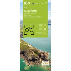 Carte randonnée TOP100D35 - ILLE ET VILAINE