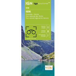 Carte randonnée TOP100D38 - ISERE