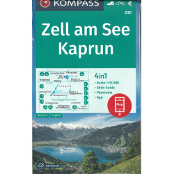 Carte randonnée 030 ZELL AM SEE - KAPRUN