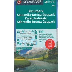Carte randonnée 070 ADEMELLO - BRENTA