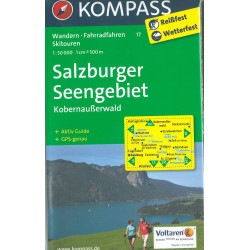 Carte randonnée 17 SALZBURGER  SEENGEBIET