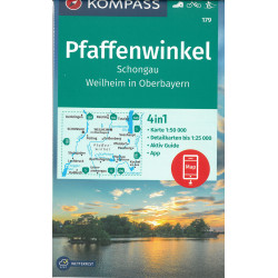 Carte randonnée 179 PFAFFENWINKEL SCHONGAU