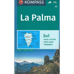 Carte randonnée 232 LA PALMA