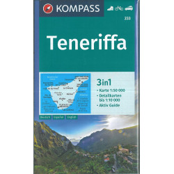 Carte randonnée 233 TENERIFE