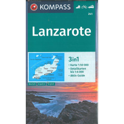 Carte randonnée 241 LANZAROTE
