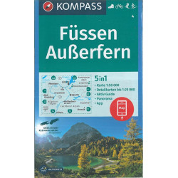 Carte randonnée 4 FUSSEN - AUBERFERN