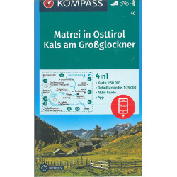 Carte randonnée 46 MATREI OSTTIROL - GROBGLOCKNER