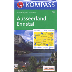 Carte randonnée 68 AUSSERLAND ENNSTAL