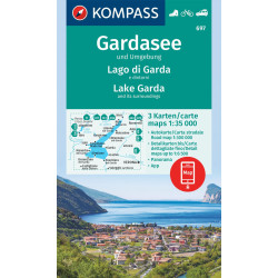Carte randonnée 697 GARDASEE LAGO DI GARDA