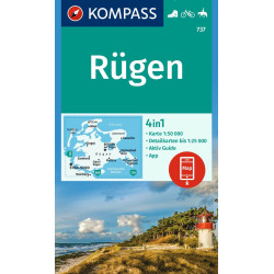 Carte randonnée 737 INSEL RUGEN