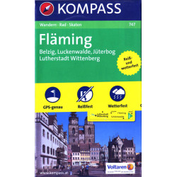 Carte randonnée 747 FLAMING 1/50 000