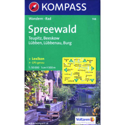 Carte randonnée 748 SPREEWALD
