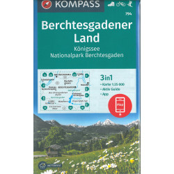 Carte randonnée 794 BERCHTESGADENER LAND