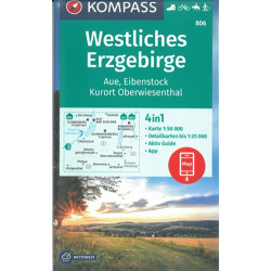 Carte randonnée 806 ERZGEBIRGE WESTLICHES