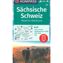 Carte randonnée 810 SACHSISCHE SCHWEIZ