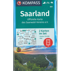 Carte randonnée 825 SAARLAND