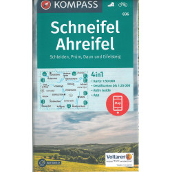 Carte randonnée 836 SCHNEIFEL AHREIFEL