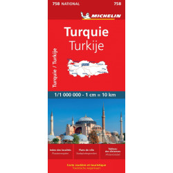 Carte routière michelin et tourisme - TURQUIE  758