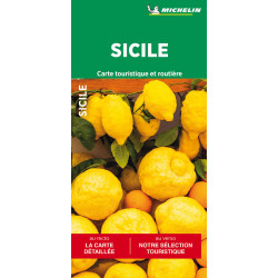carte routière et touristique Michelin SICILE