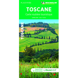 Carte routière et touristique Michelin - TOSCANE PLASTIFIEE