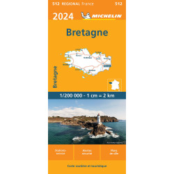 Carte randonnée 512 BRETAGNE 2024