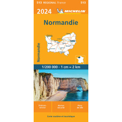 Carte randonnée 513 NORMANDIE 2024