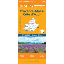Carte randonnée 527 PROVENCE ALPES COTE D'AZUR 2024