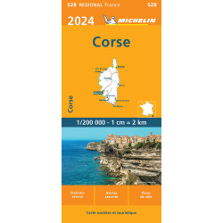 Carte randonnée 528 CORSE 2024