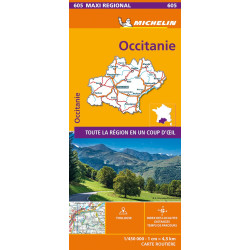 Carte routière Michelin - OCCITANIE