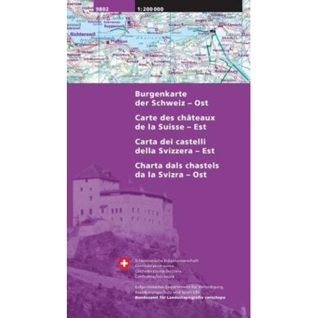 Carte randonnée CARTE DES CHATEAUX EST